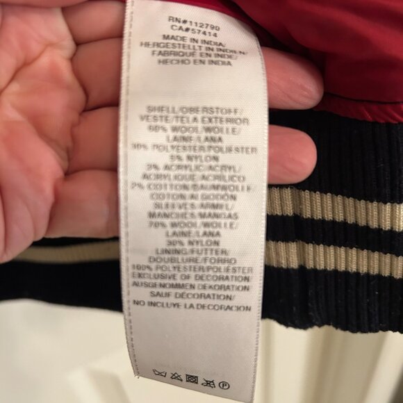 True Religion Jacket Varsity Letterman Embroidered Bomber SZM Vintage Unisex - Picture 10 of 11